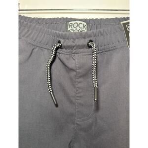 ROCK SALT Flex Tech Cargo Jogger Pants L (14/16) NWT Athleisure Utility Street